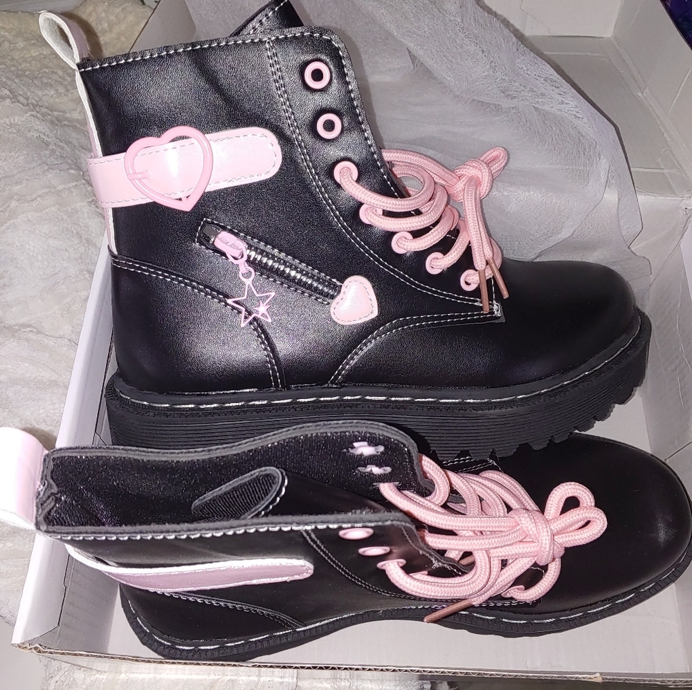 Punk style Combat Women Boots *NEW*